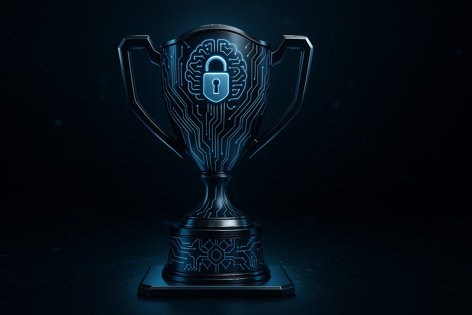 LLM Privacy Ranking 2025 trophy symbolizing the global AI privacy review of models from France, USA, and China