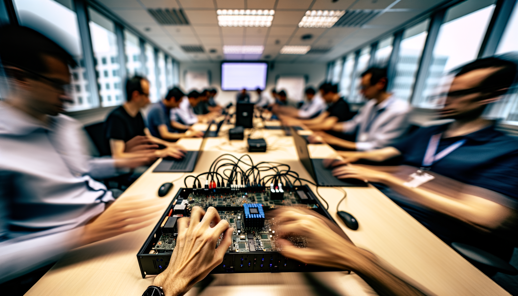 Engineers working on OpenAI hardware leap with micro-realism details
